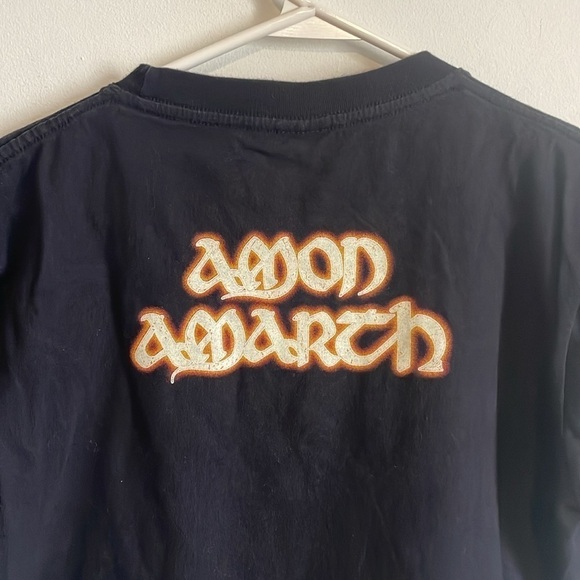 Amon Amarth Band Deceiver of the Gods T-Shirt Black Blue Metal Small Rock Yeah - Picture 9 of 14